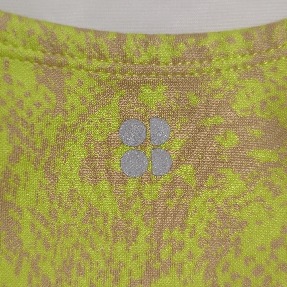 Sweaty Betty Flatter Me Gym Cropped Vest, Color Yellow/Tan Size XS - Picture 14 of 15